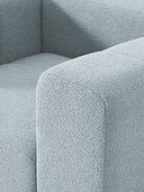 Deko Tekli Koltuk Açık Mavi Bukle