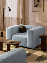 Deko Tekli Koltuk Açık Mavi Bukle