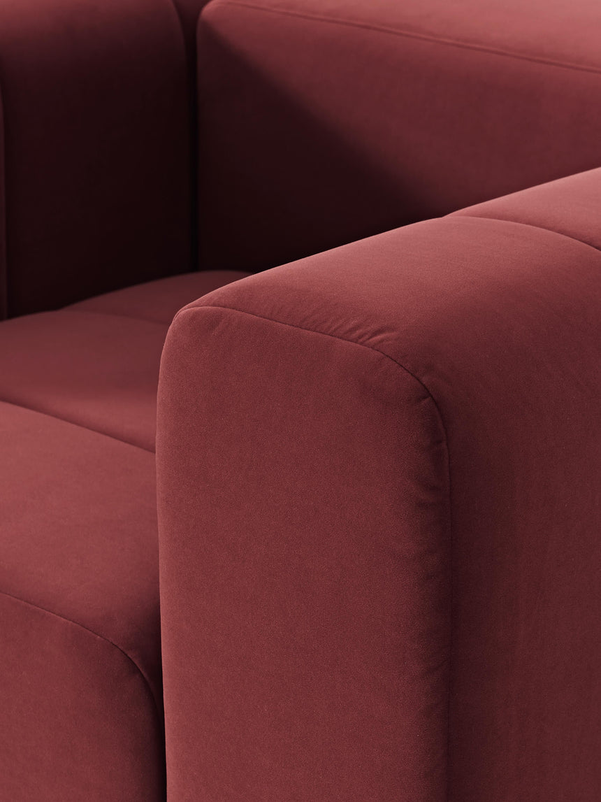 Deko Tekli Koltuk Şarap Kırmızısı