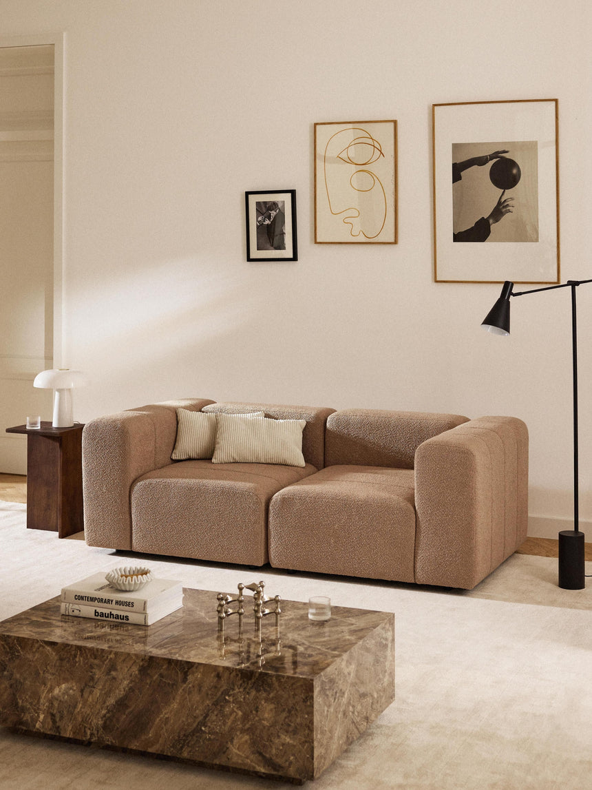 Deko Üçlü Koltuk Bej Bukle