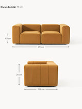 Deko Üçlü Koltuk Koyu Hardal