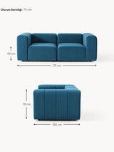 Deko Üçlü Koltuk Petrol Mavisi