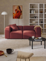 Deko Üçlü Koltuk Şarap Kırmızısı