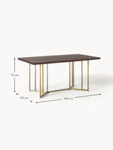 Elit Ahşap Yemek Masası Ceviz