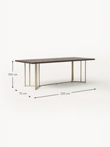 Elit Ahşap Yemek Masası Ceviz