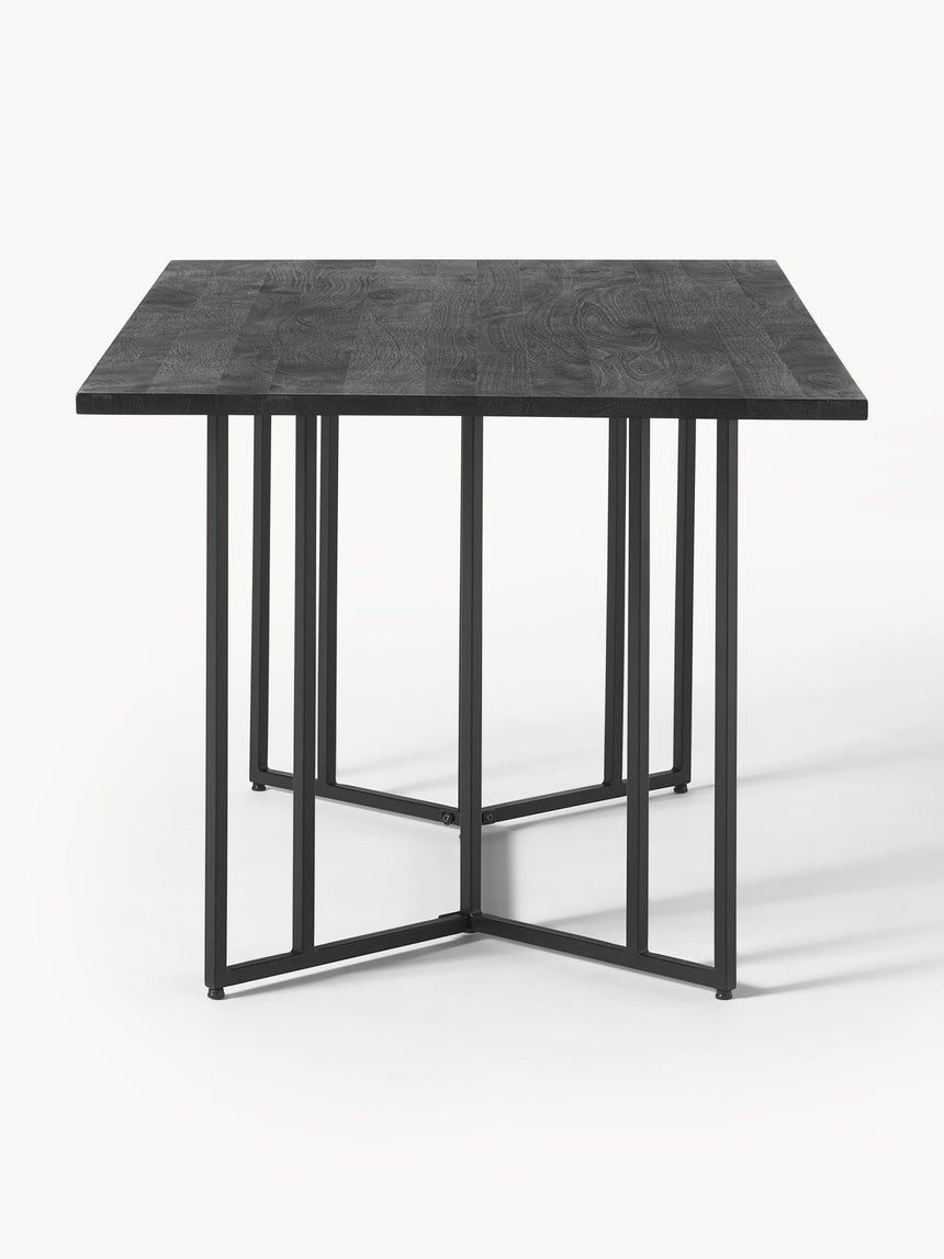 Elit Ahşap Yemek Masası Siyah