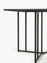 Elit Ahşap Yemek Masası Siyah