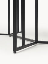 Elit Oval Ahşap Yemek Masası Siyah