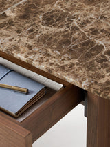 Erol Mermer Tablalı Ahşap Dresuar Ceviz