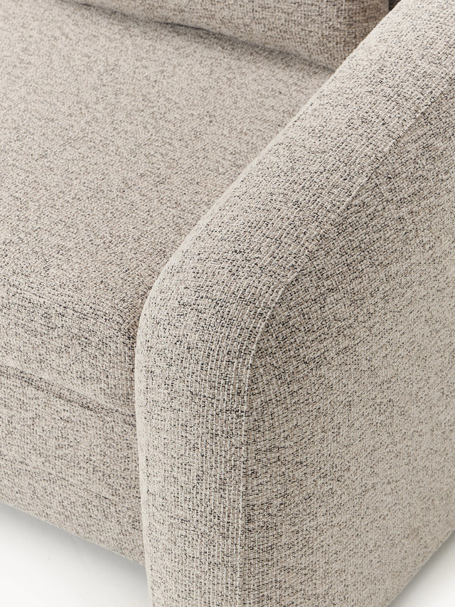 Fara Yataklı İkili Koltuk Bej Benekli Bukle