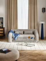 Fara Yataklı İkili Koltuk Bej Benekli Bukle