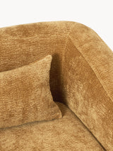 Fara Yataklı İkili Koltuk Hardal Dokuma Kadife