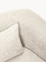 Fara Yataklı İkili Koltuk Kırık Beyaz Teddy