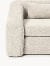 Fara Yataklı İkili Koltuk Kırık Beyaz Teddy