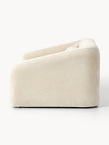 Fara Yataklı İkili Koltuk Krem Dokuma Kadife