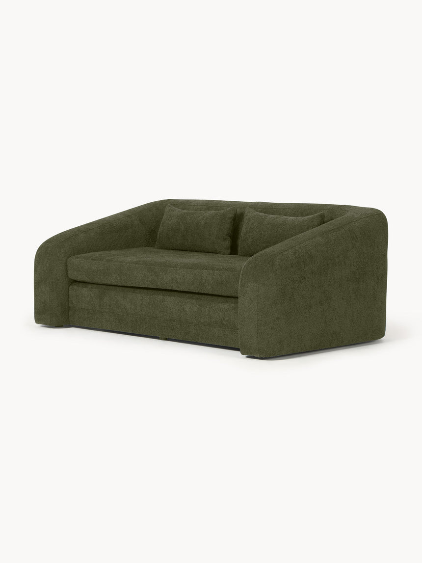 Fara Yataklı İkili Koltuk Yeşil Teddy