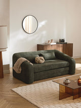 Fara Yataklı İkili Koltuk Yeşil Teddy