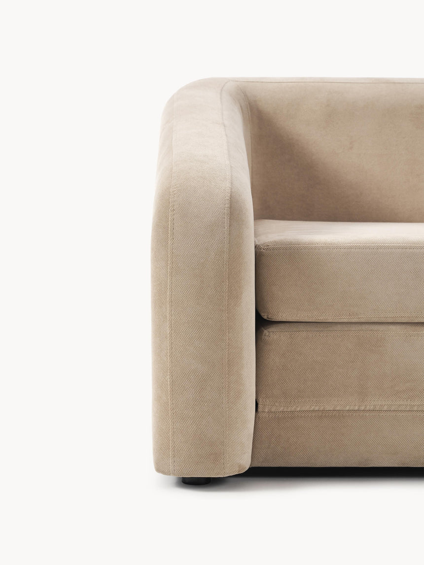 Fara Yataklı Tekli Koltuk Bej