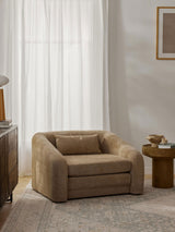 Fara Yataklı Tekli Koltuk Bej Teddy