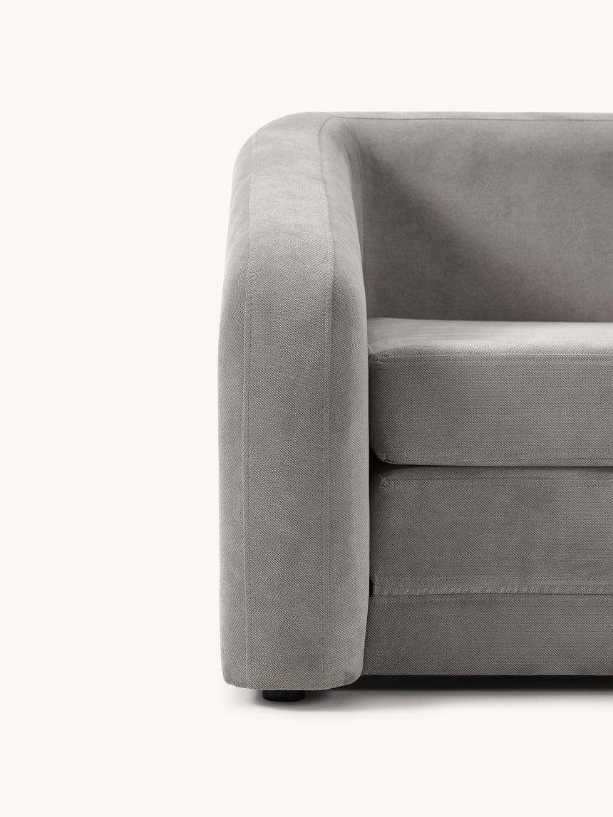 Fara Yataklı Tekli Koltuk Koyu Gri