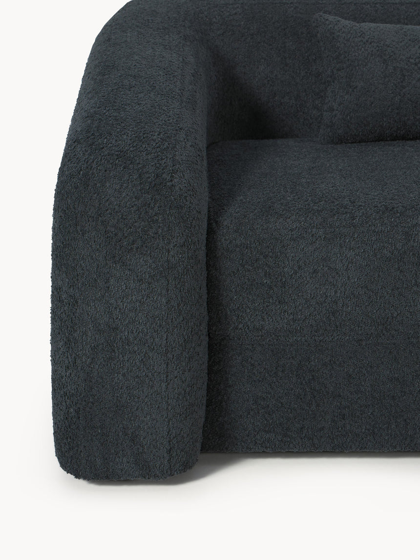 Fara Yataklı Üçlü Koltuk Antrasit Teddy