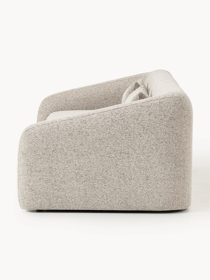 Fara Yataklı Üçlü Koltuk Bej Benekli Bukle