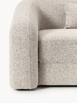 Fara Yataklı Üçlü Koltuk Bej Benekli Bukle