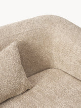 Fara Yataklı Üçlü Koltuk Bej Teddy