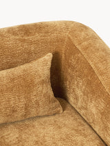 Fara Yataklı Üçlü Koltuk Hardal Dokuma Kadife