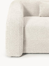 Fara Yataklı Üçlü Koltuk Kırık Beyaz Teddy