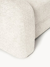 Fara Yataklı Üçlü Koltuk Kırık Beyaz Teddy