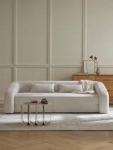 Fara Yataklı Üçlü Koltuk Krem