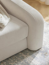 Fara Yataklı Üçlü Koltuk Krem