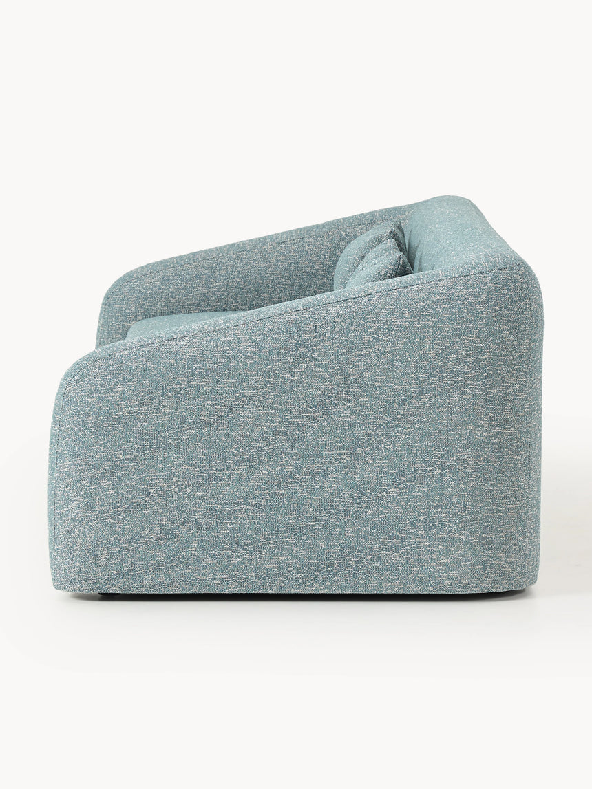 Fara Yataklı Üçlü Koltuk Mavi Benekli Bukle