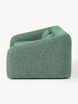 Fara Yataklı Üçlü Koltuk Petrol Yeşili Benekli Bukle