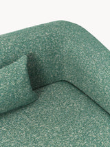 Fara Yataklı Üçlü Koltuk Petrol Yeşili Benekli Bukle