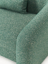 Fara Yataklı Üçlü Koltuk Petrol Yeşili Benekli Bukle