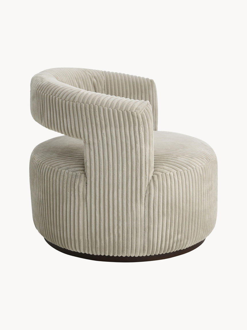 Favori Tekli Koltuk Bej Fitilli