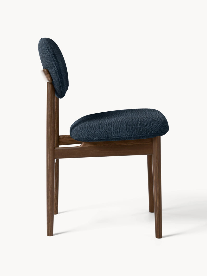 Flavius Ahşap Sandalye Gri Mavi Koyu Meşe