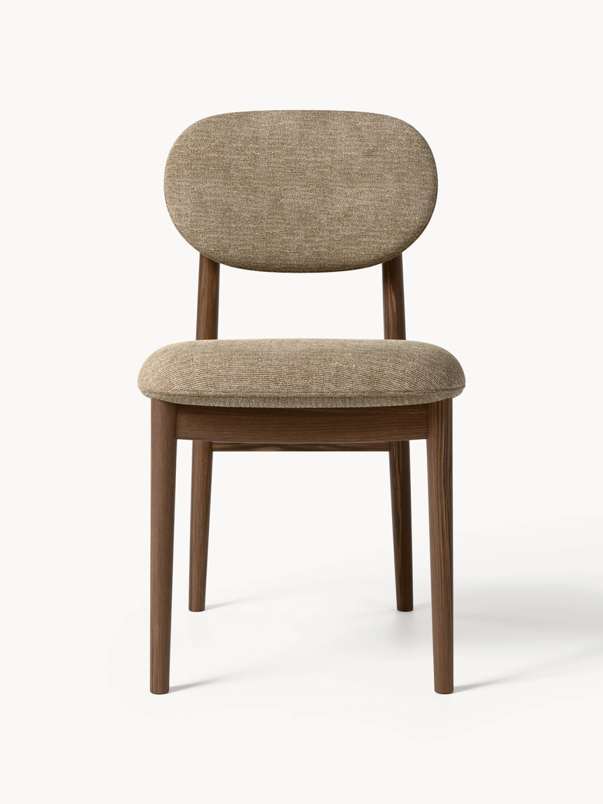 Flavius Ahşap Sandalye Kahve Koyu Meşe