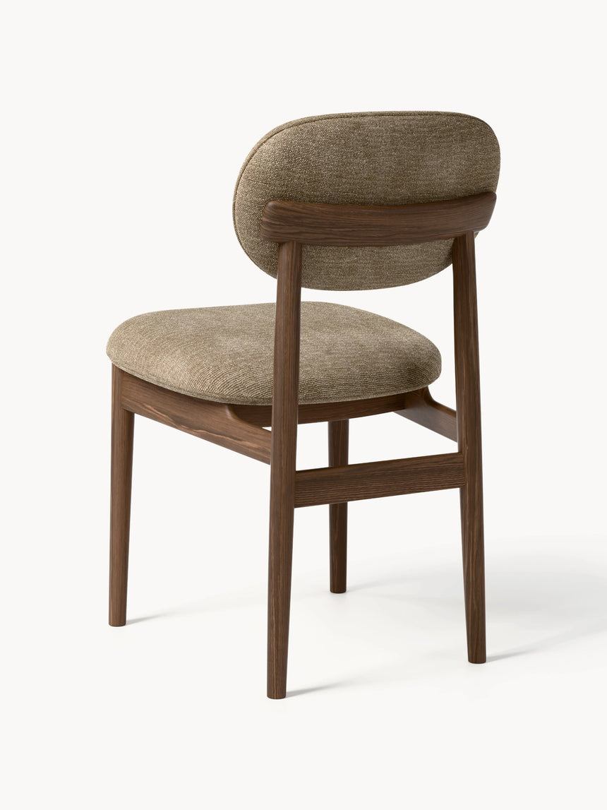 Flavius Ahşap Sandalye Kahve Koyu Meşe