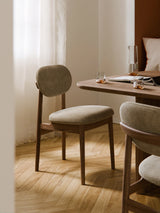 Flavius Ahşap Sandalye Kahve Koyu Meşe