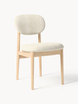 Flavius Ahşap Sandalye Kırık Beyaz Açık Meşe