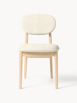 Flavius Ahşap Sandalye Kırık Beyaz Açık Meşe