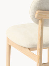 Flavius Ahşap Sandalye Kırık Beyaz Açık Meşe