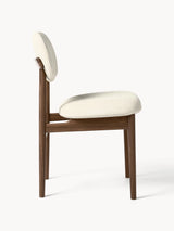 Flavius Ahşap Sandalye Kırık Beyaz Koyu Meşe