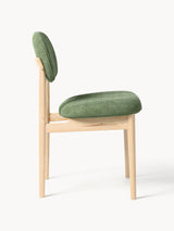 Flavius Ahşap Sandalye Mercan Yeşili Açık Meşe