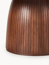 Fold Yuvarlak Ahşap Yemek Masası Ceviz