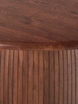 Fold Yuvarlak Ahşap Yemek Masası Ceviz