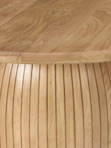 Fold Yuvarlak Ahşap Yemek Masası Meşe